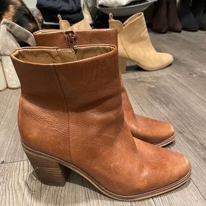 Lucky brand tan leather boots- 6